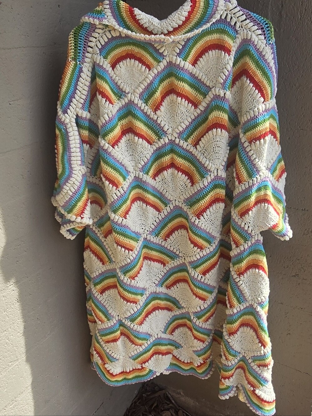 Chasing Unicorns Forever More Crochet Coat heirloom piece - Picture 13 of 17